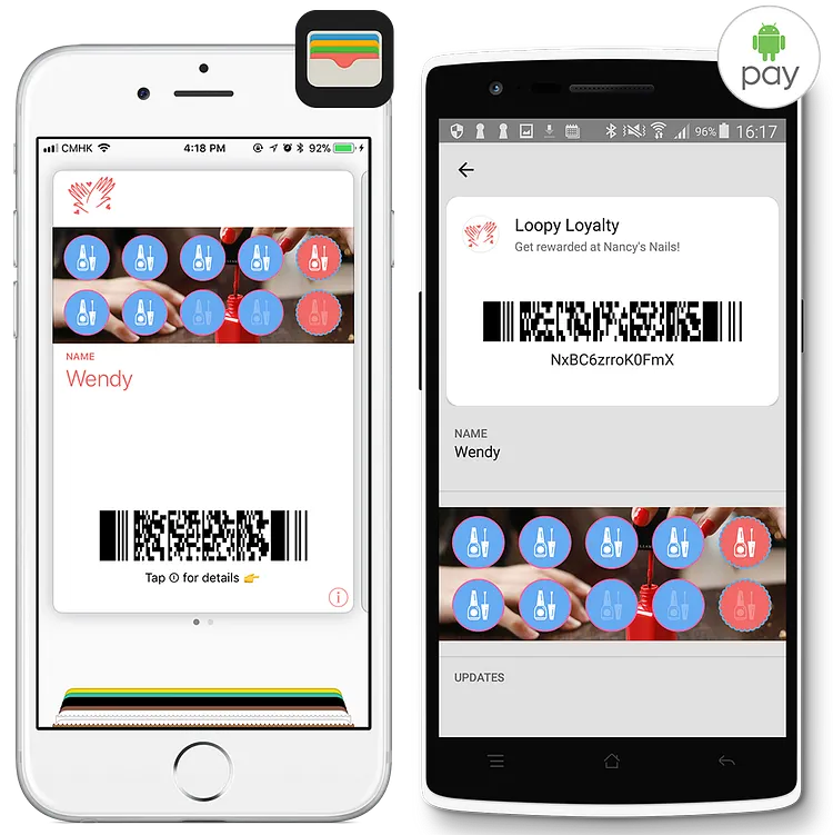 Loopy Loyalty screen: How to Create Digital Loyalty Cards that Drive Customers to your Nail Salon