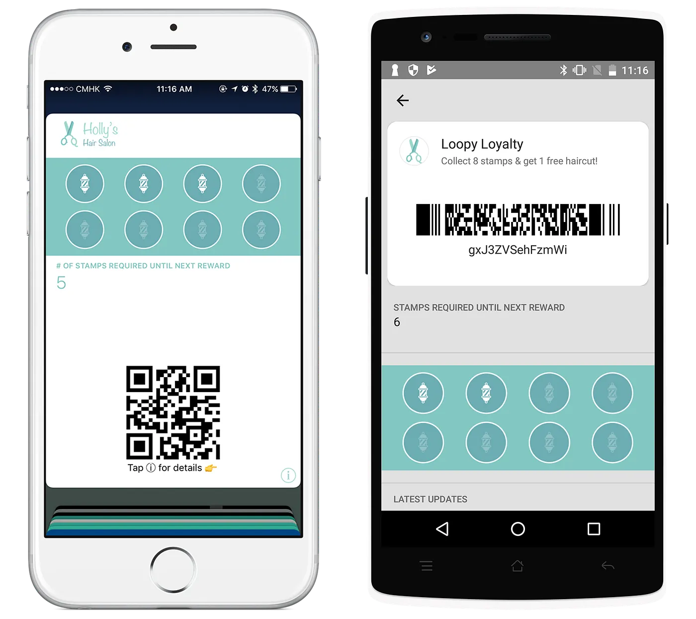 Loopy Loyalty screen: How to Create Digital Punch Cards for your Hair Salon in under 15 minutes
