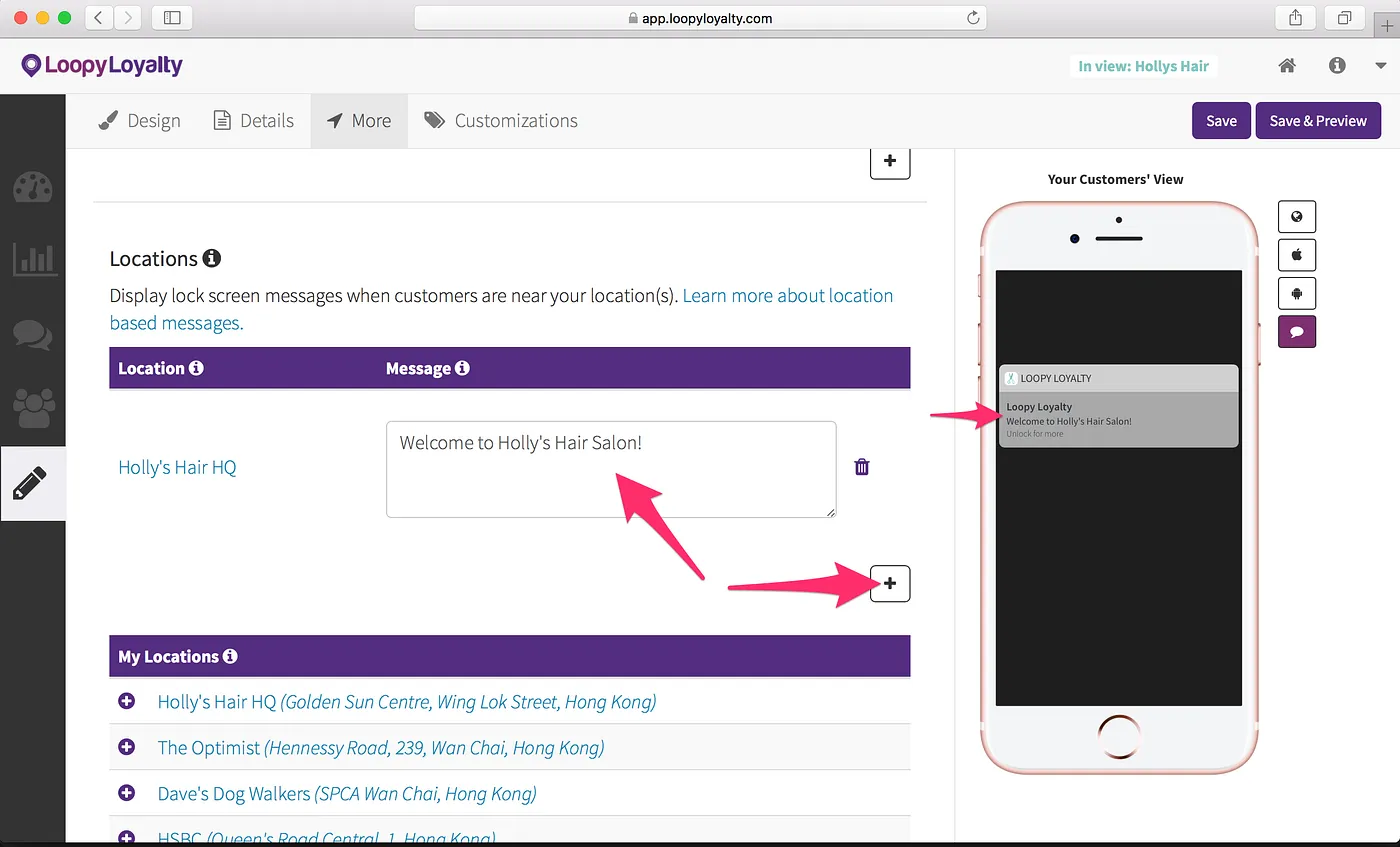 Loopy Loyalty screen: How to Create Digital Punch Cards for your Hair Salon in under 15 minutes