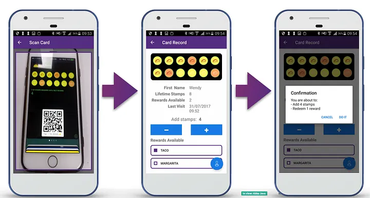 Your customers can then scan the QR code with their smartphone