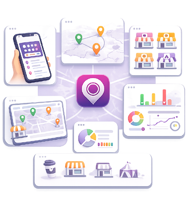 Locations one loyalty program, multiple locations