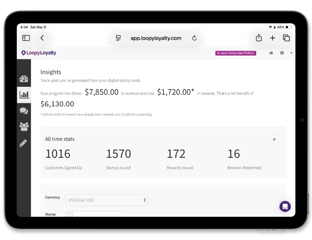 Loopy Loyalty Analytics