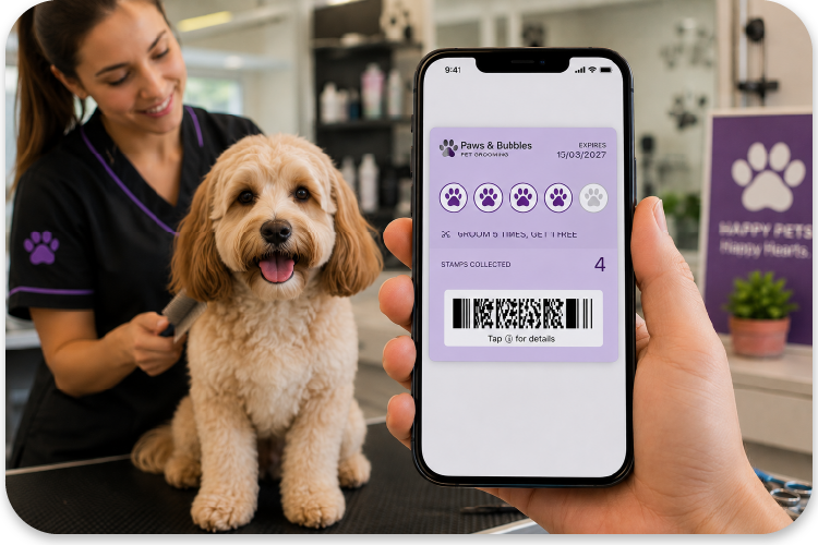 Loopy Loyalty Pet Care Groom 5 Times, Get 1 Free