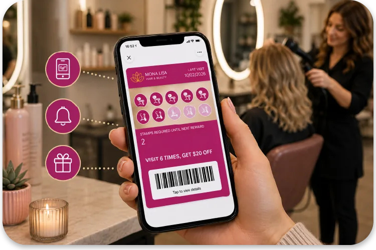 Loopy Loyalty
        Salon Reward Loyal Clients